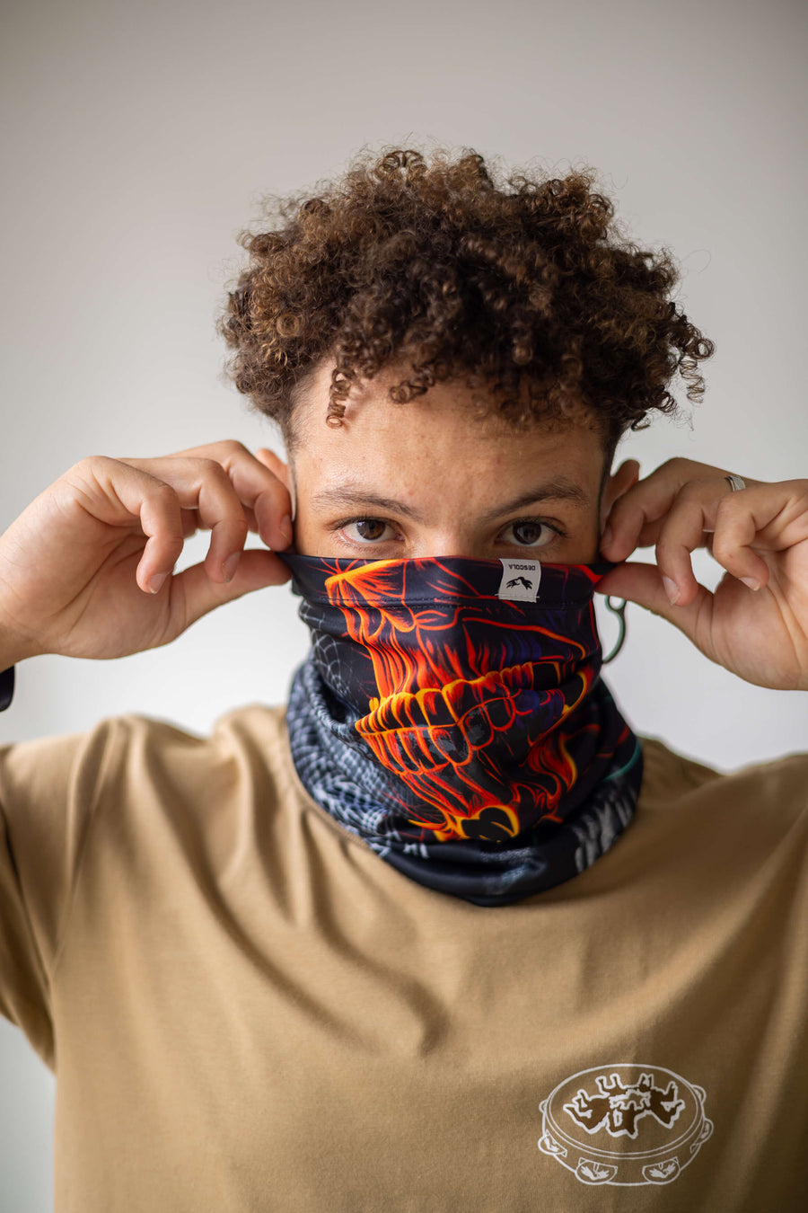 Neck Shield Skull Fire